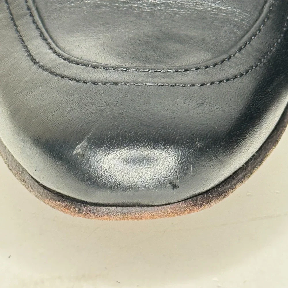 Ted Baker Dress Loafers Mens US10 UK9 Black Leather FOTIU Slip On Shoes Business